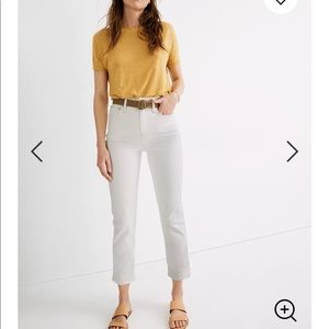 Madewell classic straight jeans!